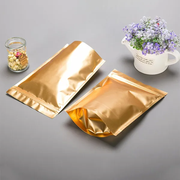 Gold Mylar Bags
